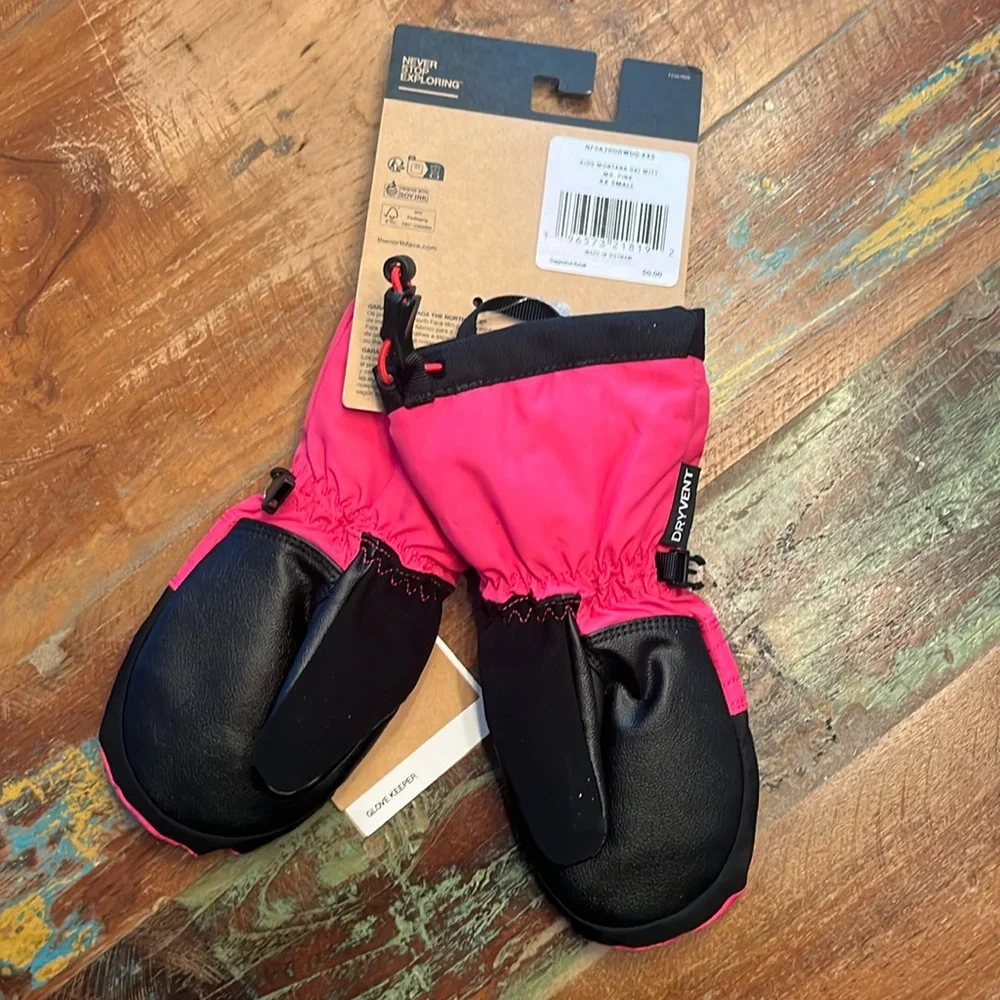NWT North Face Kids Montana Ski Mitts